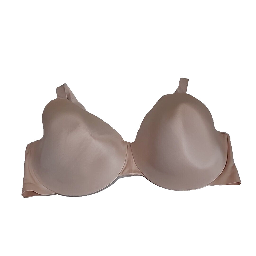 Vanity Fair Nearly Invisible Pink Full Figure Adjustable Underwire Bra Size 42DD
